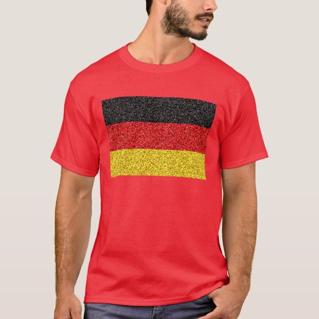 T-shirt le drapeau allemand deutsch Quatar original 2022 (Devant)