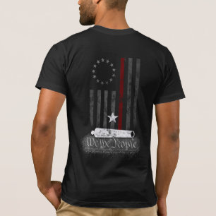 T-SHIRT LE DRAPEAU AMÉRICAIN DE WTP BETSY ROSS THINE RED L