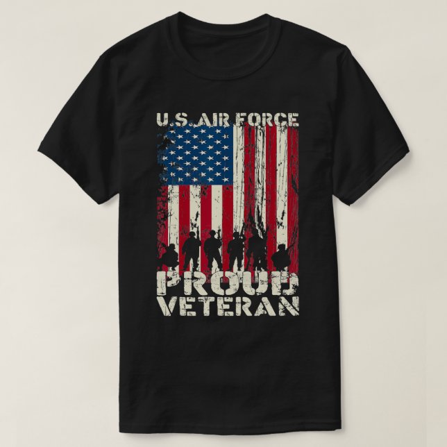 T-shirt Le drapeau américain des vétérans 4 juillet patrio (Design devant)