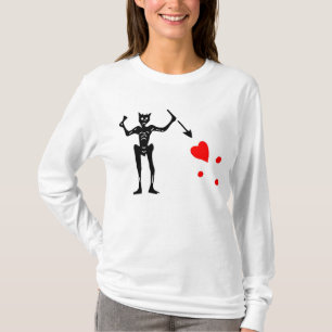 T-shirt Le drapeau authentique de Blackbeard