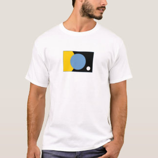 T-shirt Le drapeau blanc des hommes de la terre T