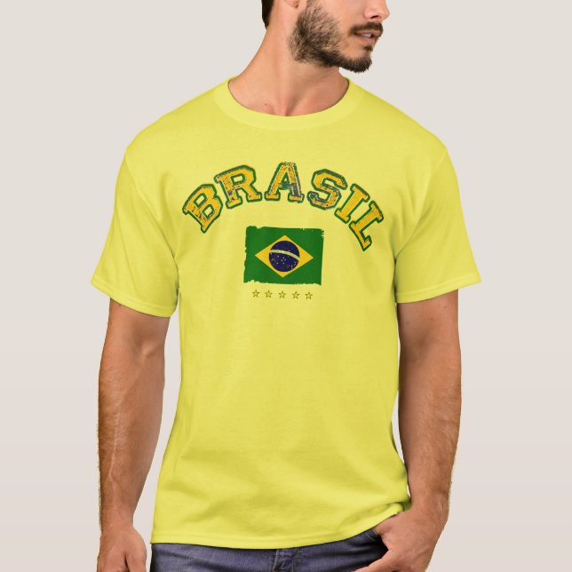 T-shirt Le drapeau brésilien (Devant)