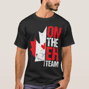 T-shirt Le drapeau canadien de la Feuille d'érable de l'Éq