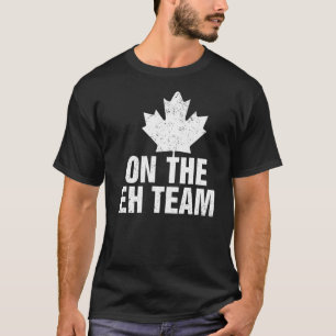T-shirt Le drapeau canadien de la Feuille d'érable de l'Éq