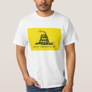 T-shirt Le drapeau de Gadsden ne marchent pas sur moi