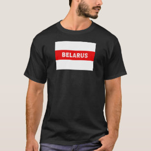 T-shirt Le drapeau de la Biélorussie symbole de la révolut