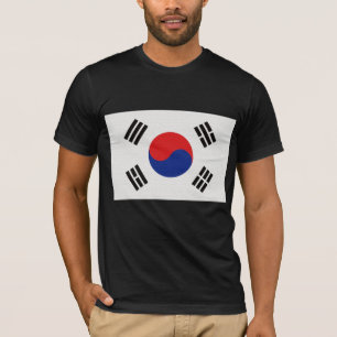 T-shirt Le drapeau de la Corée du Sud
