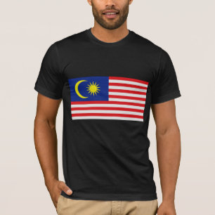 T-shirt Le drapeau de la Malaisie