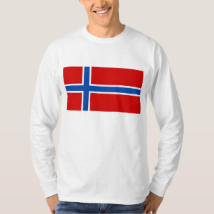 T-shirt Le drapeau de la Norvège