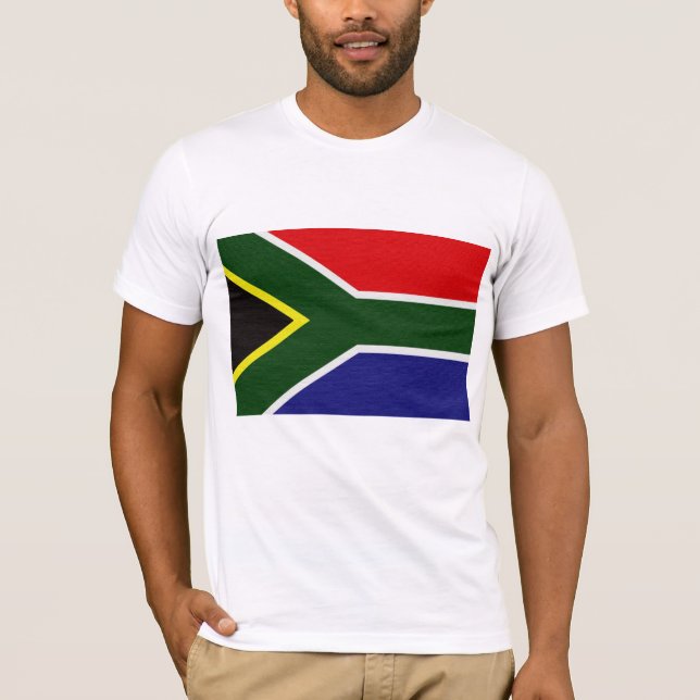 T-shirt Le drapeau de l'Afrique du Sud (Devant)