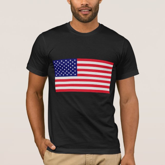 T-shirt Le drapeau de l'Amérique (Etats-Unis) (Devant)