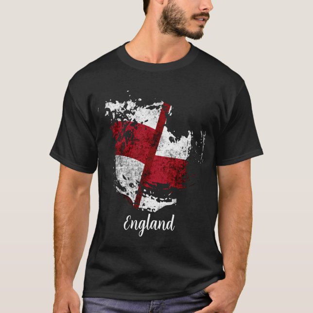 T-shirt le drapeau de l'Angleterre (Devant)