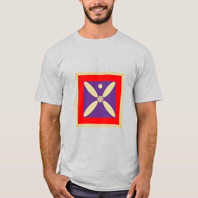 T-shirt Le drapeau de l'Empire perse sassanide (Devant)