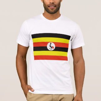 T-shirt Le drapeau de l'Ouganda