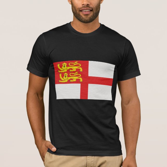 T-shirt Le drapeau de Sark (Devant)