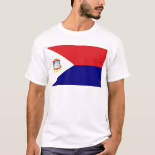 T-shirt Le drapeau de St Martin