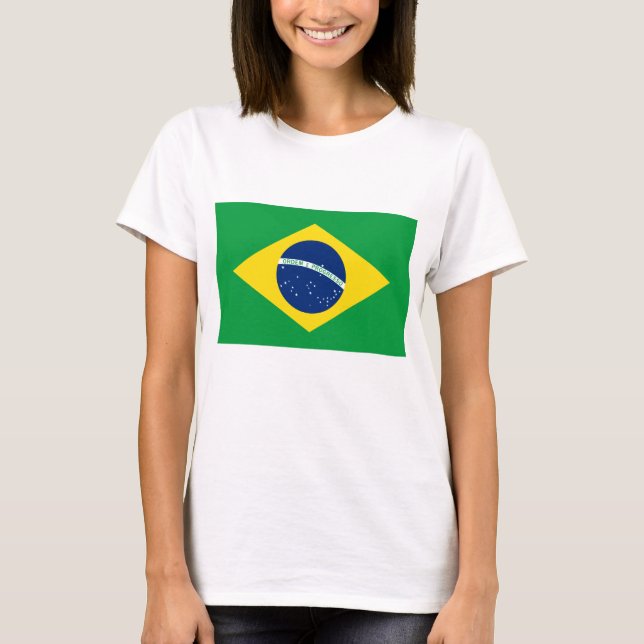T-shirt Le drapeau du Brésil (Devant)