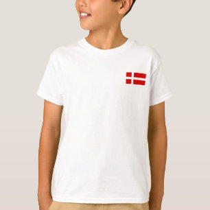 T-shirt Le drapeau du Danemark