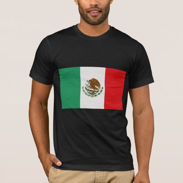 T-shirt Le drapeau du Mexique (Devant)