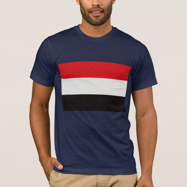 T-shirt Le drapeau du Yémen (Devant)