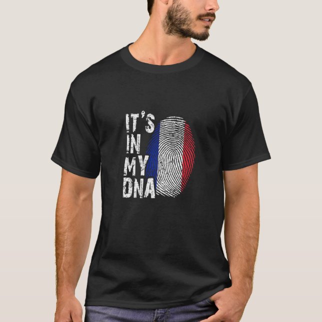 T-shirt Le drapeau français français français français fra (Devant)