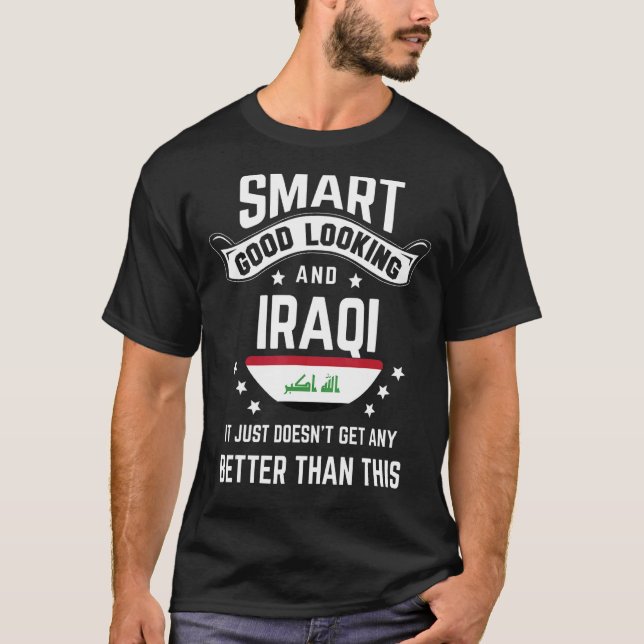 T-shirt Le drapeau irakien Fierté autochtone Irak Racines  (Devant)