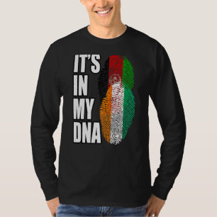 T-shirt Le Drapeau Ivoirien Et Afghan Mix Dna Héritage