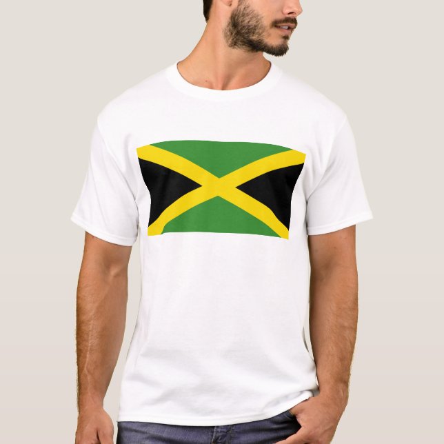 T-shirt Le drapeau jamaïcain (Devant)