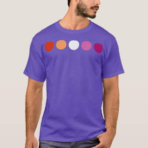 T-shirt Le drapeau lesbien de Le Dollar Bean Mois de la fi