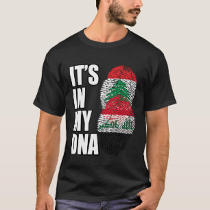 T-shirt Le drapeau Libanais Et Irakien Du Patrimoine De L'