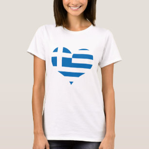 T-shirt Le drapeau national de la Grèce