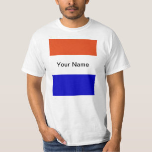 T-shirt Le drapeau néerlandais, vous ajoutent possèdent 