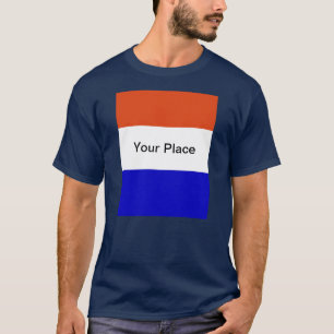 T-shirt Le drapeau néerlandais, vous ajoutent possèdent