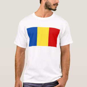 T-shirt Le drapeau roumain