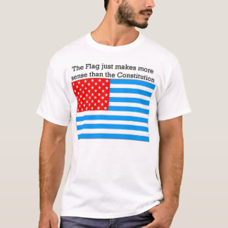 T-shirt Le drapeau semble raisonnable