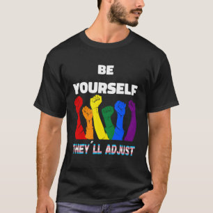 T-shirt Le Drapeau Transgenre Arc-En-Ciel Lgbtq Sera Vous-