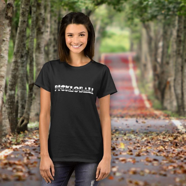 T-shirt Le drôle de slogan blanc de Pickleball Lover (Créateur téléchargé)