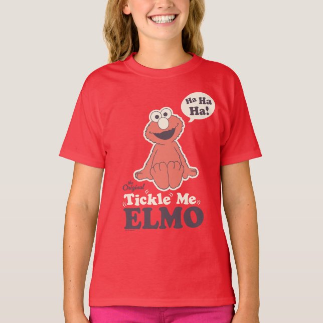 T-shirt Le Elmo à chatouiller original (Devant)