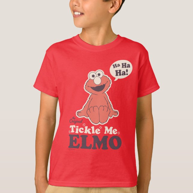 T-shirt Le Elmo Original qui me Chatouille (Devant)