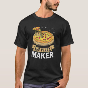 T-shirt Le Fabricant de Pizza  Nourriture Rapide  Amour de