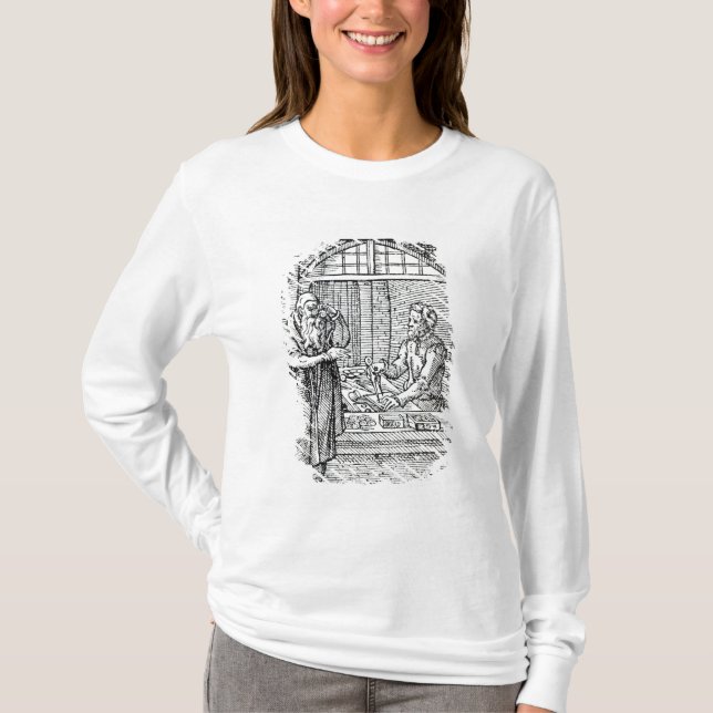 T-shirt Le fabricant en verre (Devant)