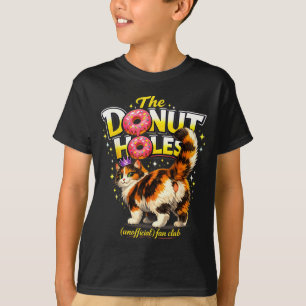 T-shirt Le Fan Club The Donut Holes Mème de Chat Drôle Hom