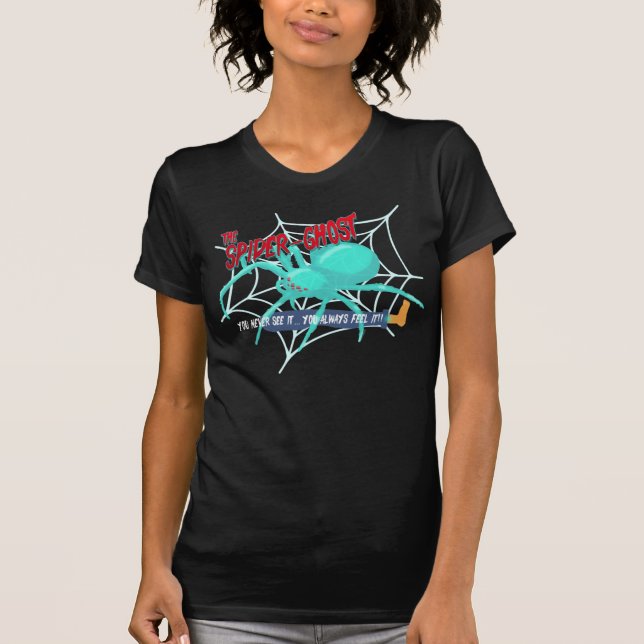 T-shirt Le Fantôme Araignée d'Halloween (Devant)