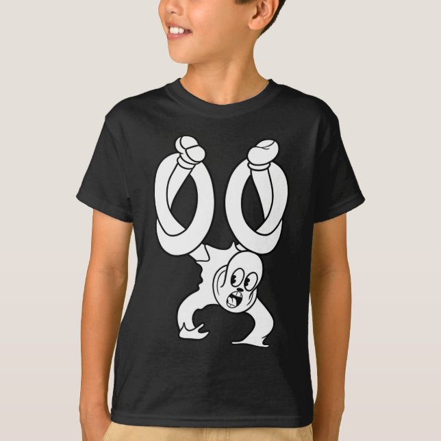 T-shirt Le fantôme clown tordu (Devant)