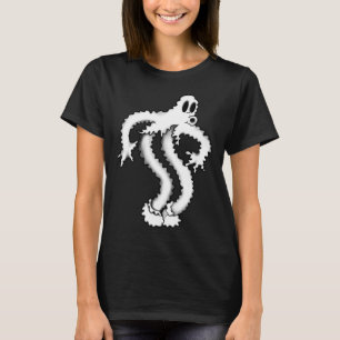 T-shirt Le Fantôme de Clown Shaky Spooky Blackwork
