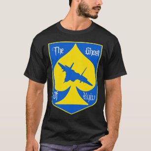 T-shirt Le Fantôme de Kiev Kiev Ukraine Pilote de chasse a