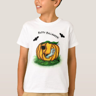 T-shirt Le fantôme d'Halloween, chauve-souris, fantôme et