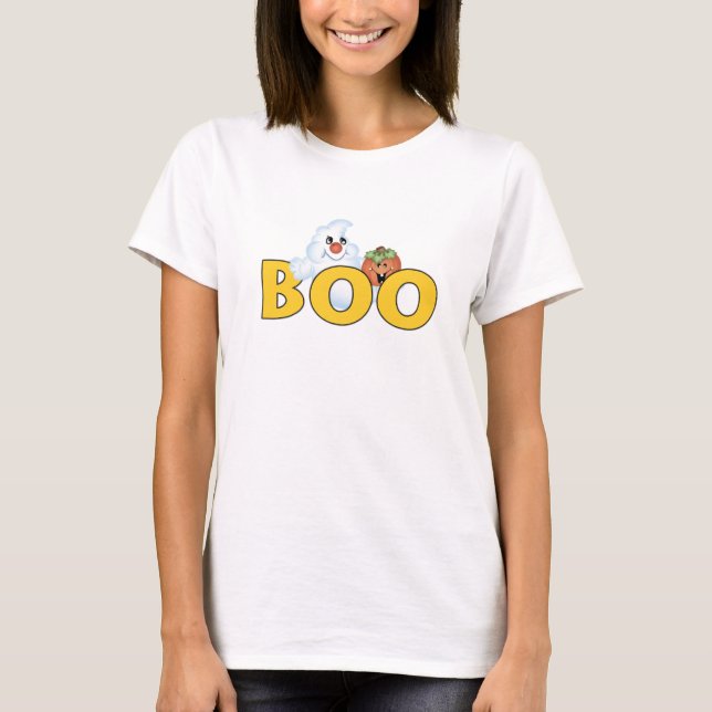 T-shirt Le fantôme heureux huent (Devant)