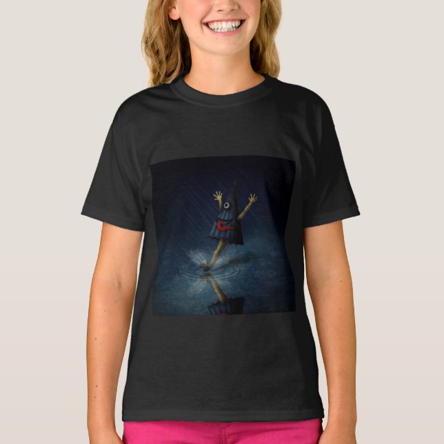 T-shirt Le fantôme japonais de Kasa Obake (Devant)