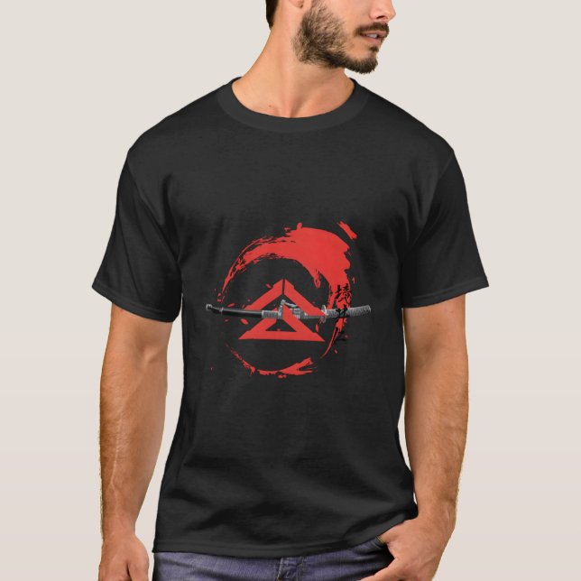 T-shirt Le fantôme Samurai Jin Sakai (Devant)